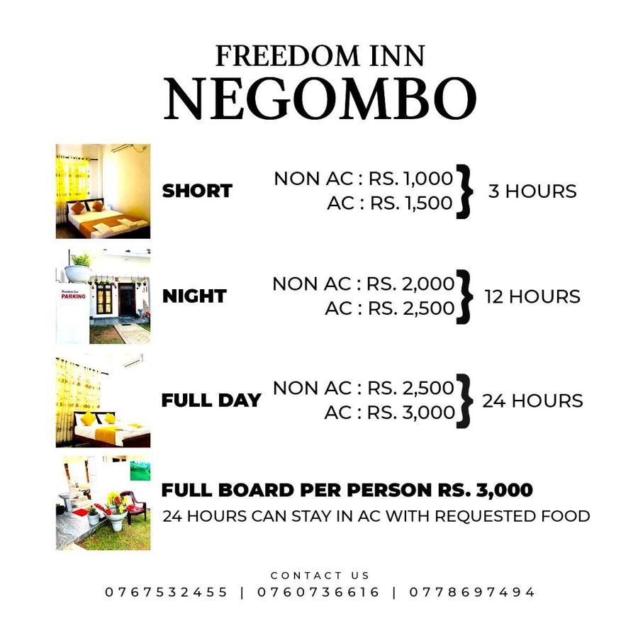 Freedom Inn Negombo Eksteriør billede